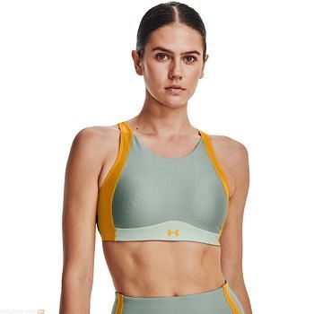  UA Infinity Mid High Neck Shine-GRY - sports bra for women  - UNDER ARMOUR - 38.05 € - outdoorové oblečení a vybavení shop