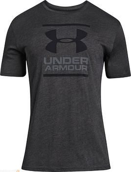 UA GL Foundation SS T-GRY - men's short sleeve t-shirt - UNDER ARMOUR -  20.02 €