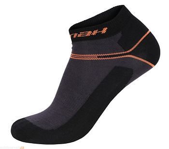 Bankle Anthracite (orange) - ponožky - HANNAH - pánské - ponožky, Doplňky -  104 Kč