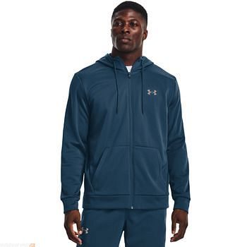 UA Armour Fleece FZ Hoodie, Gray - men's sweatshirt - UNDER  ARMOUR - 53.87 € - outdoorové oblečení a vybavení shop