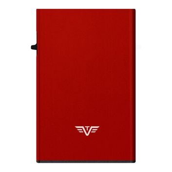 TRU VIRTU Card Case Click & Slide - silk Red