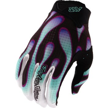 TROY LEE DESIGNS YOUTH AIR OVERSPRAY BLACK / REAL TEAL