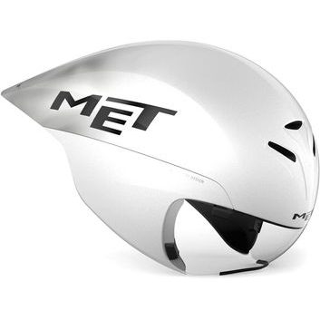 MET DRONE WIDE BODY II bílá metalická