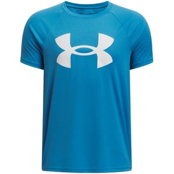 UNDER ARMOUR UA Tech Big Logo SS modrá