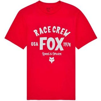 FOX Slogan S Prem Tee Flame Red