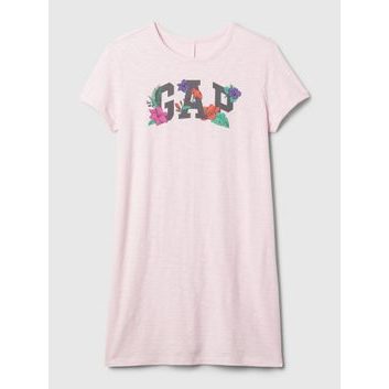 GAP Šaty s logem Růžová