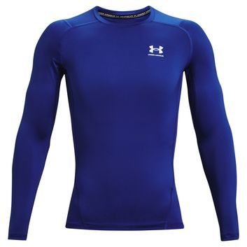UNDER ARMOUR UA HG Armour Comp LS, Blue