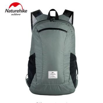 NATUREHIKE NH17A012-B-08 ultralight sbalitelný batoh 18l 120g - šedý