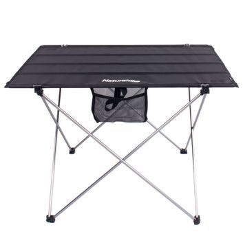 NATUREHIKE NH20JJ020-09 Kempingový stůl černý