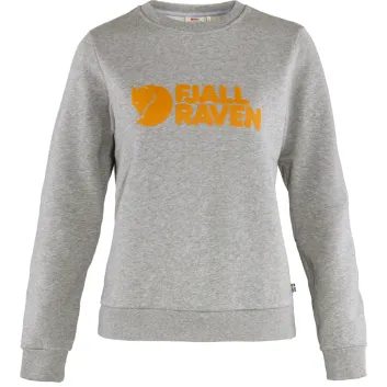 FJÄLLRÄVEN Fjällräven Logo Sweater W Grey-Melange