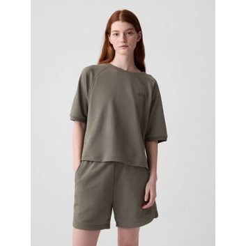 GAP 416419-04 Mikina s krátkým rukávem Šedá