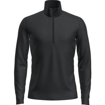 ICEBREAKER M 200 Oasis LS Half Zip BLACK