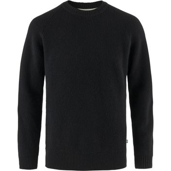 FJÄLLRÄVEN Övik Rib Sweater M, Black