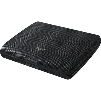 TRU VIRTU Papers & Cards RAY - leather Lizzard Black