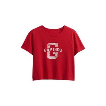 GAP Crop tričko Červená