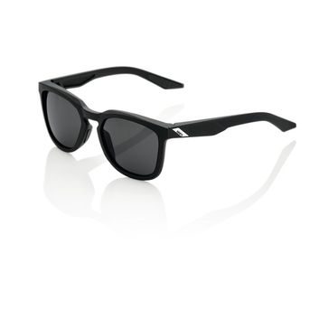100% HUDSON, Soft Tact Black - Smoke Lens