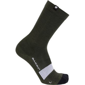 MAMMUT All-Mountain Targeted Cushion Merino Crew Socks dark marsh-white