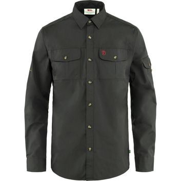 FJÄLLRÄVEN Singi Trekking Shirt LS M Dark Grey