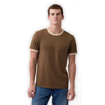 GAP 888011-02 Tričko s kapsičkou Everyday Soft Hnědá
