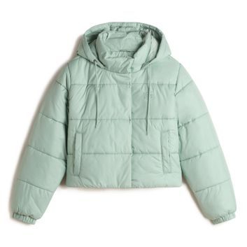 VANS Hillgate Cropped Puffer Gray Olive