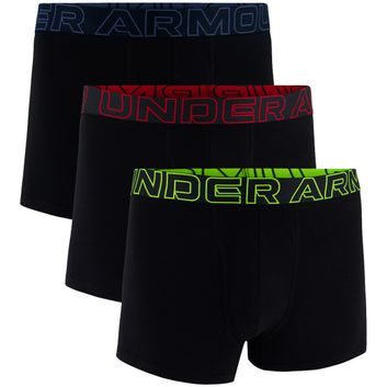 UNDER ARMOUR M UA Perf Cotton 3in (3ks) černá-004