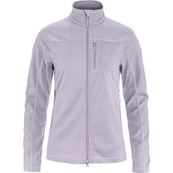 FJÄLLRÄVEN Abisko Lite Fleece Jacket W Lavender Mist