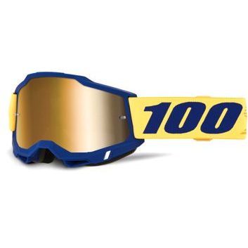 100% ACCURI 2 Goggle Desoto - True Gold Mirror Lens