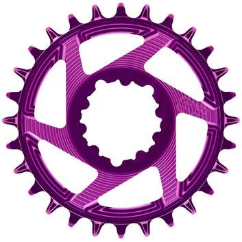 E*THIRTEEN Helix R Guidering | SRAM™ DM | 32T | 3mm Offset | Eggplant