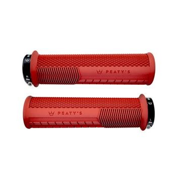 PEATYS MONARCH KNURL THICK 32-34mm RED