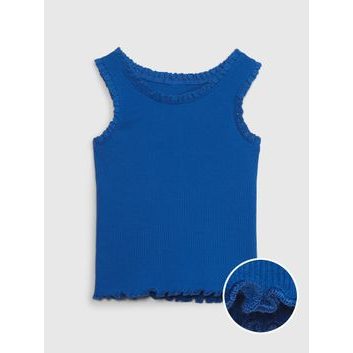 GAP 601875-06 Dětské tílko s krajkou Tmavě modrá