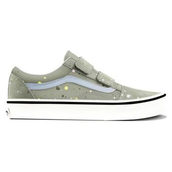 VANS Old Skool V PAINT SPLATTER Soft Sage