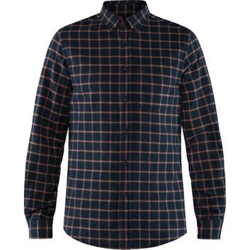 FJÄLLRÄVEN Övik Flannel Shirt M Dark Navy