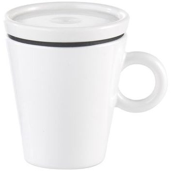 GUZZINI Travel Coffee Mug COFFEE & GO White