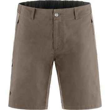 FJÄLLRÄVEN Hoja Hybrid Shorts M Suede Brown