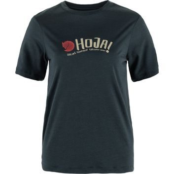 FJÄLLRÄVEN Hoja Wool T-shirt W Dark Navy