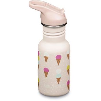 KLEAN KANTEEN Kid Classic Narrow 12oz (w/Flip Seal Sport Cap) - ice cream 355 ml