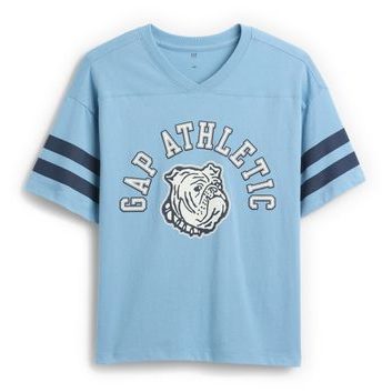 GAP 768110-05 Dětské oversize tričko Modrá