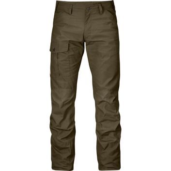 FJÄLLRÄVEN Nils Trousers M Long Dark Olive