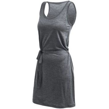 SENSOR MERINO LITE šaty bez rukávu anthracite gray