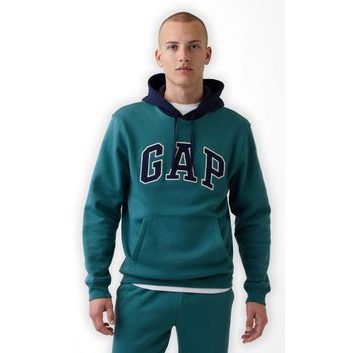 GAP 887220-00 Mikina s logem Zelená