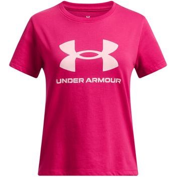 UNDER ARMOUR UA BIG LOGO SS, tm. růžová