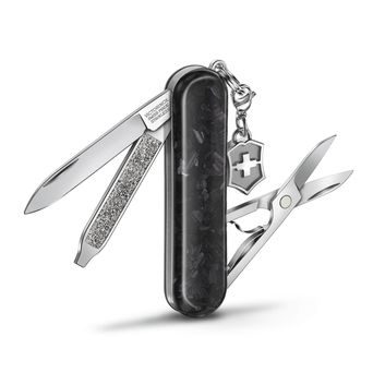 VICTORINOX Classic SD Brilliant, 58 mm, Carbon