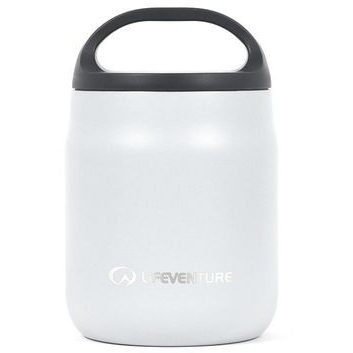 LIFEVENTURE Food Flask; 600 ml; light grey
