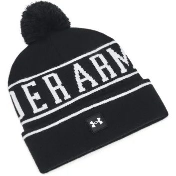 UNDER ARMOUR M Halftime Pom Beanie-BLK