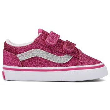VANS Old Skool V GLITTER Raspberry Rose