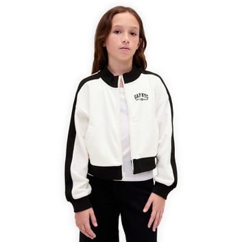 GAP 823274-01 Dětská tepláková bunda VintageSoft Bílá