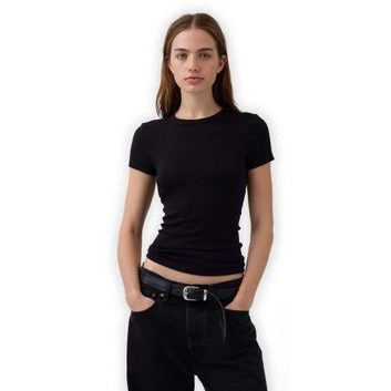 GAP 839665-04 Tričko s krátkým rukávem Černá