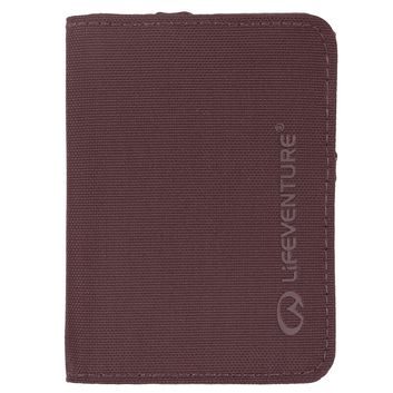 LIFEVENTURE RFiD Card Wallet, plum