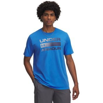 UNDER ARMOUR UA TEAM ISSUE WORDMARK SS-BLU