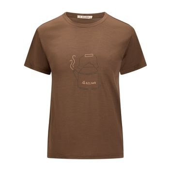 ACLIMA LightWool 140 Tee Kettle W's Dark Earth